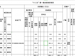 海南對納入國家補助目錄光伏扶貧項目公示