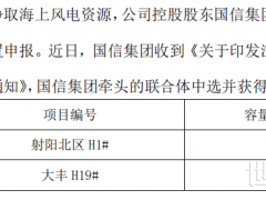 江蘇155萬千瓦海上風電！國信集團牽頭聯(lián)合體中選