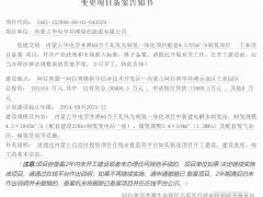 4.5萬Nm3/小時！內(nèi)蒙古華電孿井灘風(fēng)光制氫項目成功備案
